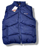 View Item Ellesse Italian Zip Up Padded Hooded Gilet Jacket Navy